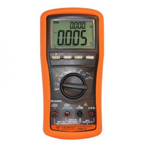 Multimetr Ruční 10 A ac, typ displeje: Digitální 1 kV ac, číslo modelu: MM810 Tempo True RMS 6 mA dc