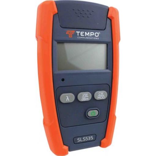 Tempo Testovací zařízení optických kabelů Jediný režim Testovací sada pro optické kabely, číslo modelu: SLS535 1 dBm