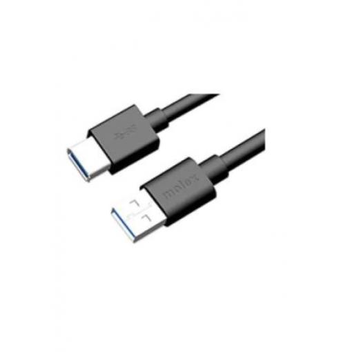 Molex Kabel USB Vnější, řada: 68789, A: USB typu A, 1.5 m Vnitřní, Černá, B: USB typu A