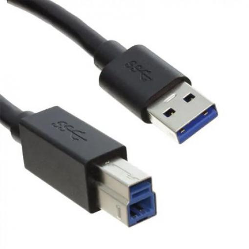Molex Kabel USB do zásuvky IC Vnější, řada: 68789, A: USB typu A, 1 m Vnější, Černá, B: USB B
