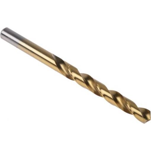 Vrták, celková délka: 133 mm, HSS 10 mm, počet kusů: 10 Válcovitý dřík 10 mm RS PRO