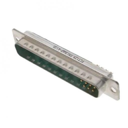 FCT from Molex Konektor D-Sub, řada: 173107, počet kontaktů: 13, orientace těla: Rovný, Kabel Vnější, 1000V, Šroubová