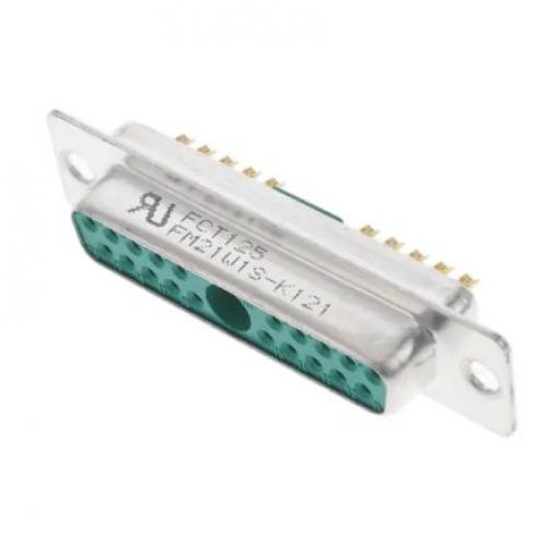 FCT from Molex Konektor D-Sub, řada: 173107, počet kontaktů: 15, orientace těla: Rovný, Kabel Vnitřní, 1000V, Šroubová