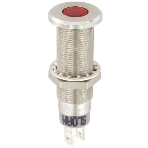 Indikátor pro montáž do panelu, řada: 3444 Červená Sloan 1.7V dc 8.2 mm, IP68