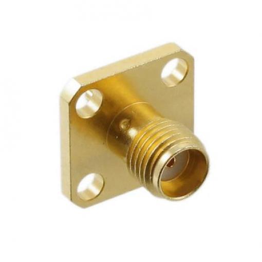 Molex Koaxiální konektor, řada: 73391 Vnitřní, 50 Ω, orientace těla: Rovný, Montáž do panelu Konektor SMA Pájecí, 18GHz,