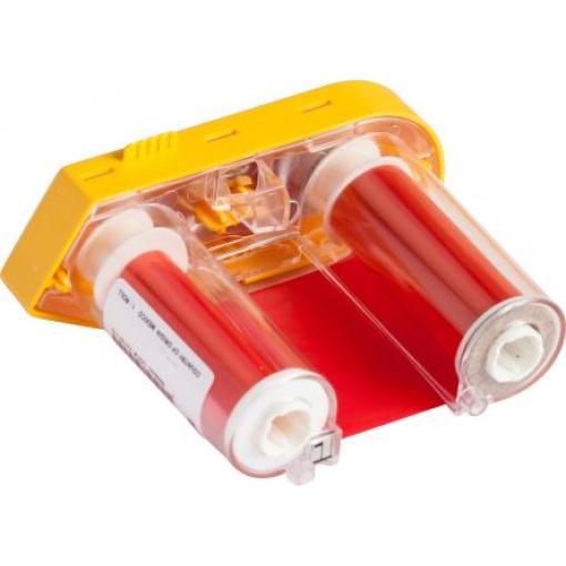 Páska do tiskárny štítků M61-R10010-RD Červená funguje s modely tiskáren BMP61, M610, M611 Brady 50.8 mm