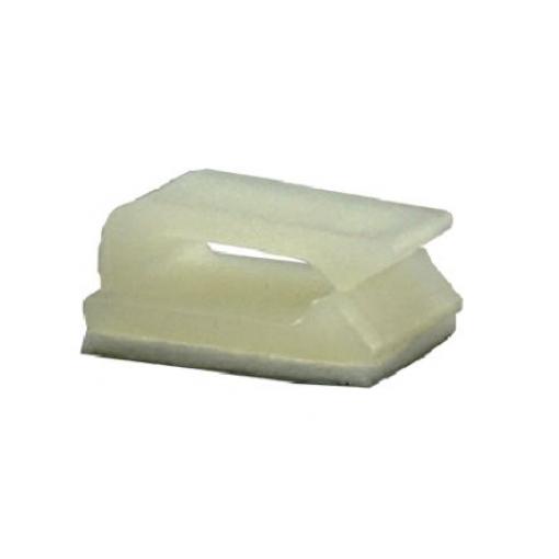Kabelová spona pro průměr svazku 2.8 mm Nylon Přírodní Lepicí RS PRO