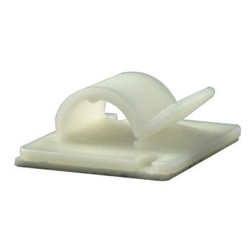 Kabelová spona pro průměr svazku 7 mm Nylon Přírodní Lepicí RS PRO