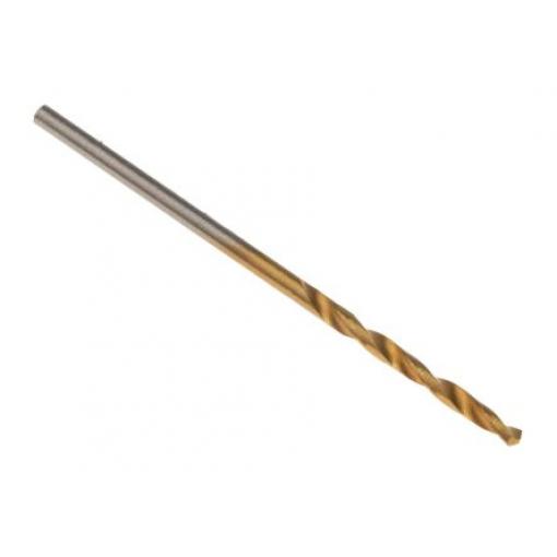 Vrták, celková délka: 43 mm, HSS 1.6 mm, počet kusů: 10 Válcovitý dřík 1.6 mm RS PRO