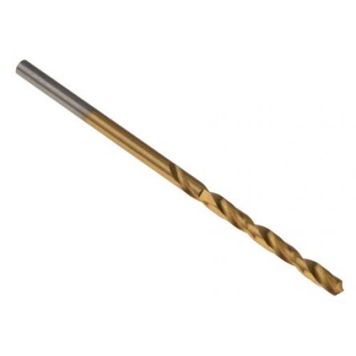 Vrták, celková délka: 57 mm, HSS 2.4 mm, počet kusů: 10 Válcovitý dřík 2.4 mm RS PRO