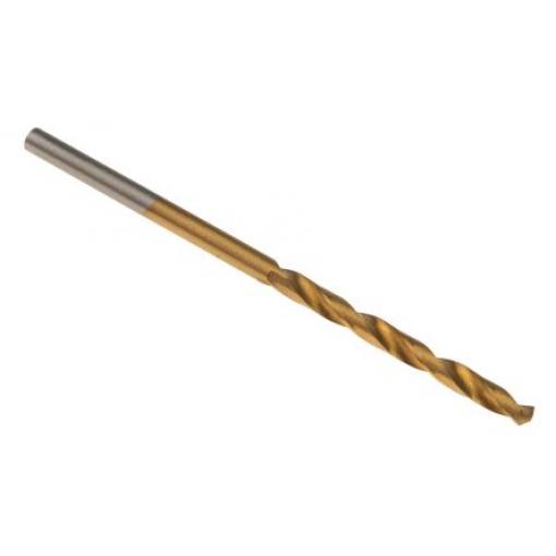 Vrták, celková délka: 53 mm, HSS 2.3 mm, počet kusů: 10 Válcovitý dřík 2.3 mm RS PRO