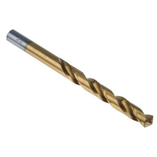 Vrták, celková délka: 133 mm, HSS 10.2 mm, počet kusů: 5 Válcovitý dřík 10.2 mm RS PRO