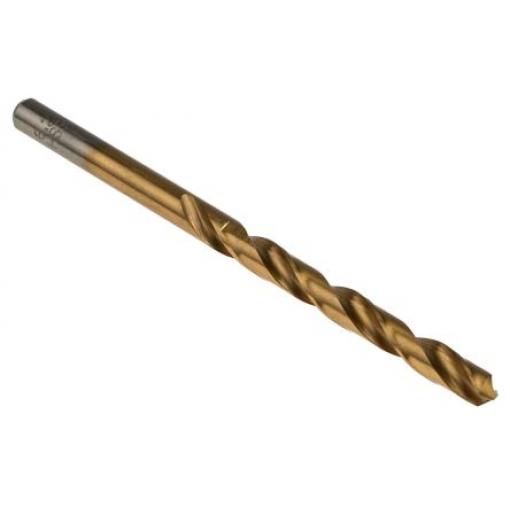 Vrták, celková délka: 101 mm, HSS 6.2 mm, počet kusů: 10 Válcovitý dřík 6.2 mm RS PRO