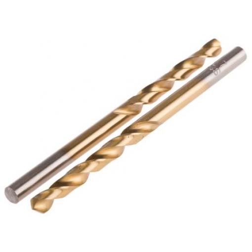Vrták, celková délka: 80 mm, HSS 4.7 mm, počet kusů: 10 Válcovitý dřík 4.7 mm RS PRO