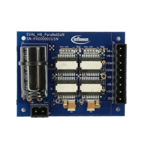 Vyhodnocovací deska EVAL_HB_PARALLELGAN Regulátor PFC Infineon IGOT60R070D1, 1EDI20N12AF, pro použití s: Pohony, řízení