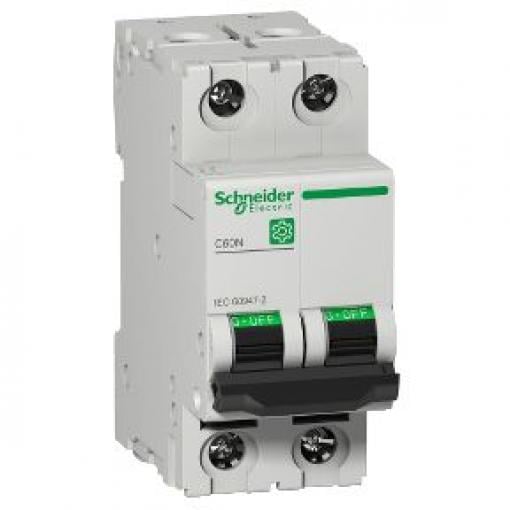 Schneider Electric Miniaturní jistič, rozsah: C60N 2pólový 3 A vypínací výkon 10 kA, charakteristika: Typ C, rozsah: