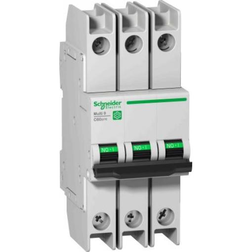 Schneider Electric Miniaturní jistič, rozsah: Multi9 3pólový 15 A vypínací výkon 6 kA, charakteristika: Typ D, rozsah: