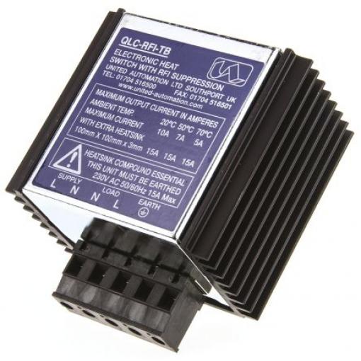 United Automation Regulátor AC s odrušením RFI Triak QLC-TB-RFI 17 A 250 A
