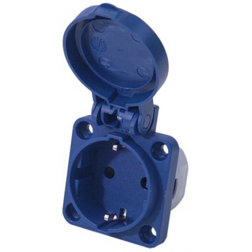 RS PRO Průmyslový napájecí konektor, řada: RS PRO, IP54, Panel barva Modrá, 16 A 3P+N+PE, 230V
