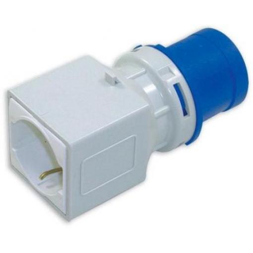 RS PRO Adaptér pro průmyslový napájecí konektor, řada: RS PRO, IP20, Kabel barva Modrá, 16 A 2P+PE, 230 V