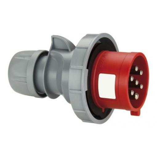 RS PRO Průmyslový napájecí konektor, řada: RS PRO, IP67, Kabel, formát pólů: 7P, orientace těla: Rovný barva Červená,