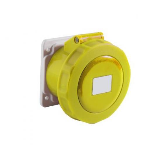 RS PRO Průmyslový napájecí konektor, řada: RS PRO, IP67, Panel barva Žlutá, 16 A 2P+PE, 130 V