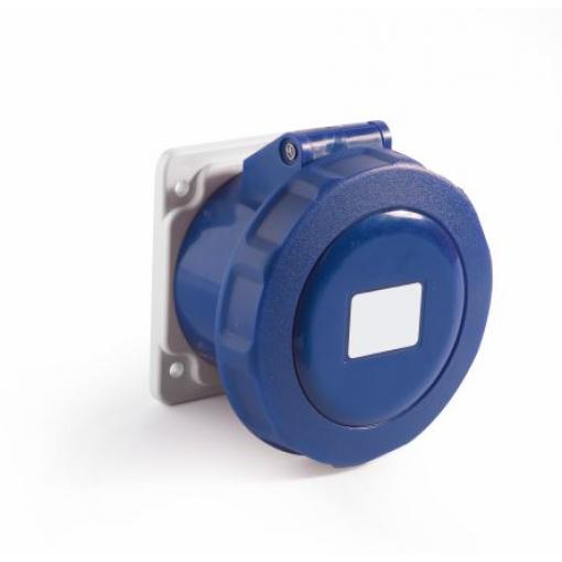 RS PRO Průmyslový napájecí konektor, řada: RS PRO, IP67, Panel barva Modrá, 16 A 2P+PE, 250 V