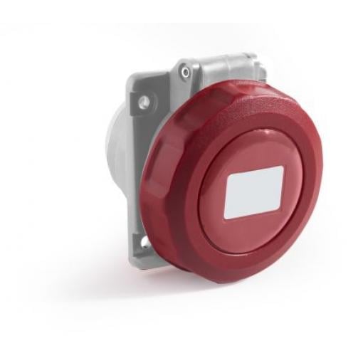 RS PRO Průmyslový napájecí konektor, řada: RS PRO, IP67, Panel barva Červená, 16 A 3P+N+PE, 415 V