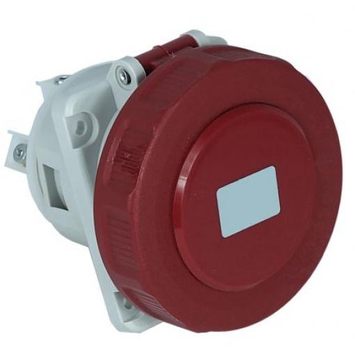 RS PRO Průmyslový napájecí konektor, řada: RS PRO, IP67, Panel barva Červená, 63 A 3P+N+PE, 415 V
