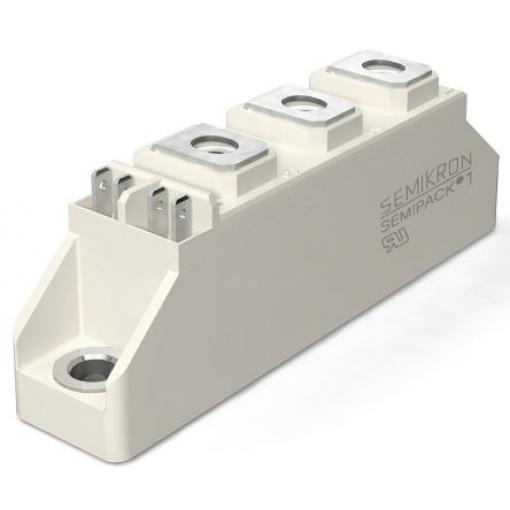 Semikron Danfoss Diodový/tyristorový modul SCR Dioda SKKH 92/12 E 150 mA 95 A 1200 V 2 kA, SEMIPACK1, počet kolíků: 5