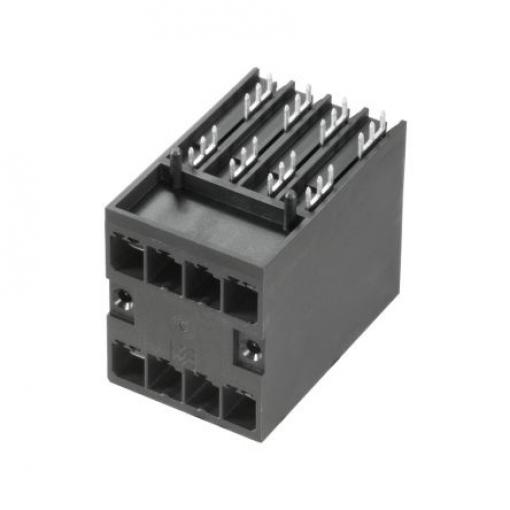 Weidmüller Konektor PCB, řada: BV/SV 7.62HP, rozteč: 7.62 mm, počet řad: 2, počet kontaktů: 8, Černá