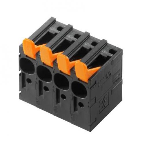 Weidmüller Svorkovnice PCB, řada: LL, rozteč: 7.5 mm, počet řad: 1, počet kontaktů: 3, Průchozí otvor, Černá