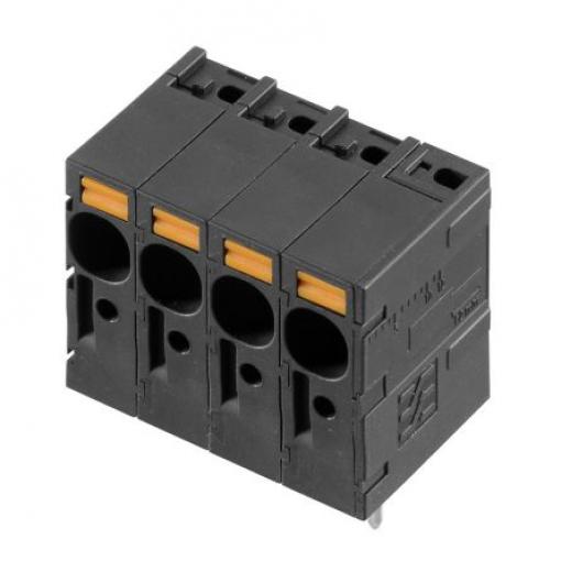 Weidmüller Svorkovnice PCB, řada: LL, rozteč: 7.5 mm, počet řad: 1, počet kontaktů: 3, Průchozí otvor, Černá
