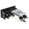 Bulgin Filtr IEC 6A C14 Vnější, Zacvakávací montáž 5 x 20 mm, 250 V ac 1pólový 1 BZM27/A0620/55B