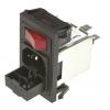 Bulgin Filtr IEC 6A, řada: BZV C14 Vnější, Zacvakávací montáž 5 x 20 mm, 250 V ac 1pólový, 70 °C 1, -40 °C