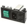 Bulgin Filtr IEC 10A C14 Vnější, Zacvakávací montáž 5 x 20 mm, 250 V ac 2 póly, 70 °C 2, -40 °C BZV03/A0620/09