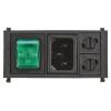 Bulgin Filtr IEC 10A C14 Vnější, Zacvakávací montáž 5 x 20 mm, 250 V ac 2 póly, 70 °C 2, -40 °C BZV03/A0620/09
