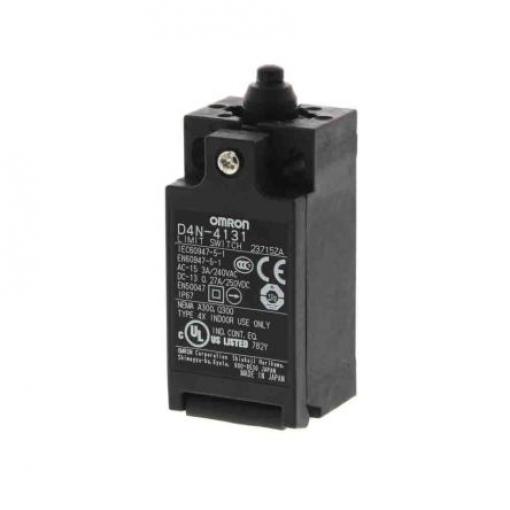 Omron D4n Plunžr Koncový spínač 1 NO/1 NC IP67 Kov