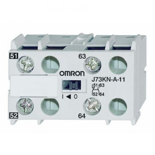 Omron Blok pomocných kontaktů 1 NO/1 NC 2, rozsah: J73KN s Šroub 25 A 690V