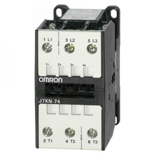 Omron Stykač napětí ve vinutí 24V dc 3pólový 74 A 220V 37 kW 24V dc Řízení motoru, rozsah: J7KN 3P