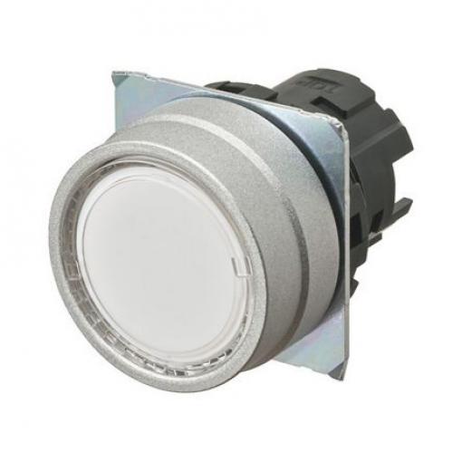 Omron Hlava tlačítka, řada: A22NZ Bílá Okamžité, průměr výřezu: 22 mm IP66, IP67, IP69K