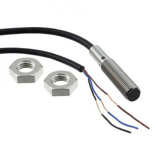 Omron Snímač přiblížení E2B-S08KS02-WP-B1 5M Válec se závitem M8 200 mA E2B IP67 PnP 1.5 kHz 2 mm 30 V dc