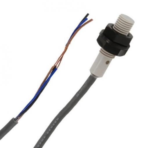 Omron Snímač přiblížení E2F-X2F1 2M Válec se závitem M12 200 mA E2F IP68 PnP 1.5 kHz 2 mm 240 V ac 24 V dc