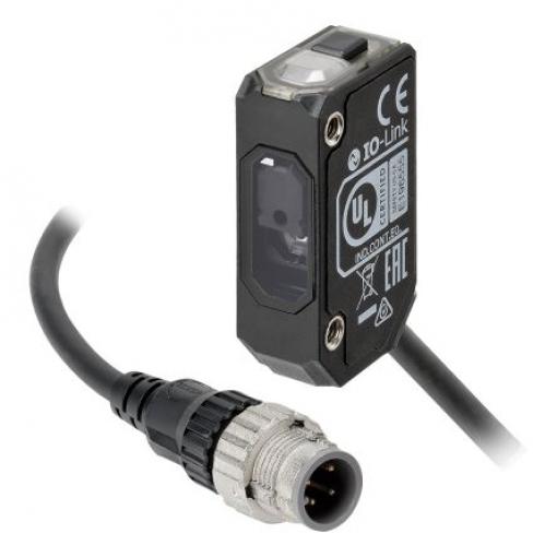 Omron Fotoelektrický snímač, řada: E3AS Blok, výstup: PnP Potlačení pozadí