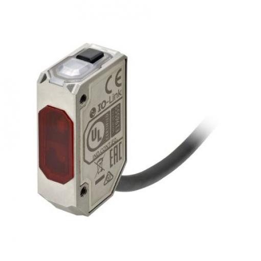 Omron Fotoelektrický snímač, řada: E3AS Blok, výstup: PnP Potlačení pozadí