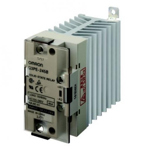 Omron Polovodičové relé 45 A Lišta DIN SPST-NO 528 V G3PA 24V