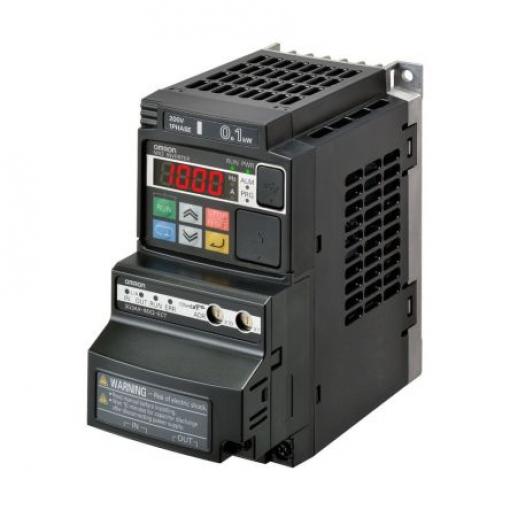 Měnič kmitočtu, řada: 3G3MX2 0,2 kW 580Hz 1,6 A 200 V AC IP20, pro použití s: Střídavé motory Omron
