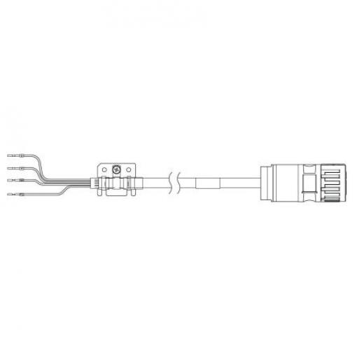 Kabel, Napájecí kabel servomotoru, pro použití s: Servomotor Omron