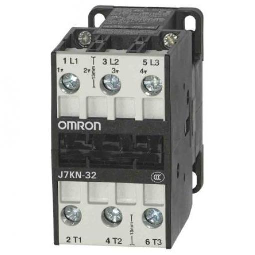 Omron Integrované Stykač napětí ve vinutí 110V ac 3pólový 32 A 15 kW s Šroub kontakty, rozsah: J7KN 3P
