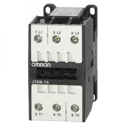 Omron Integrované Stykač napětí ve vinutí 230V ac 3pólový 74 A 37 kW s Šroub kontakty, rozsah: J7KN 3P